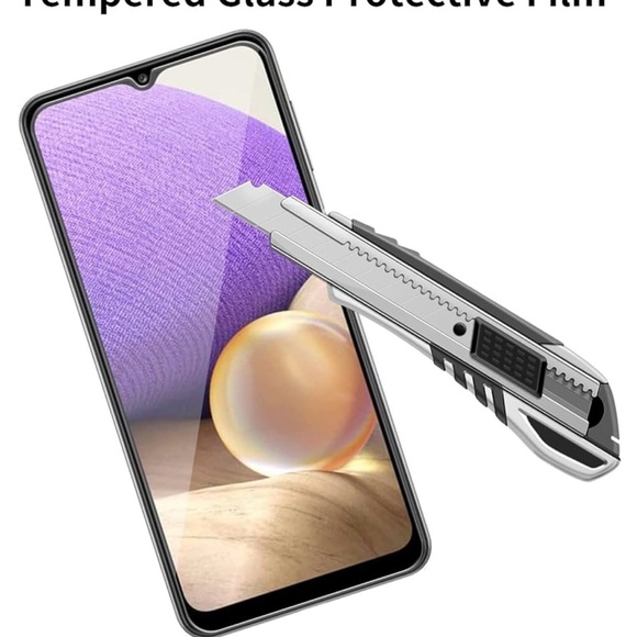 4 Pack—HD Tempered Glass Screen Protectors Compatible for Samsung Galaxy A32 5G - Picture 4 of 8